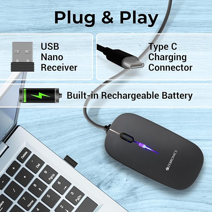 zebronics blanc slim wireless mouse zebronics blanc slim wireless mouse